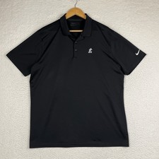 Disney Mickey Performance Nike Dri-Fit Polo Shirt XL Black