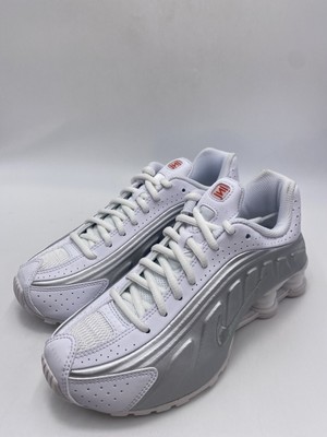 Nike Shox R4 (GS) White Metallic Silver (CW2626 101) Size 6.5Y | eBay
