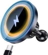 Magnetic Wireless Charging Phone Holder with 20Mm Ball Mount for Magsafe Charge,