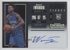 2017-18 Contenders Rookie Variation Playoff Ticket 3/35 Wesley Iwundu Auto 10ea