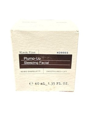 KORRES Black Pine Plump-Up Sleeping Facial 1.35 oz 40 mL Full Size