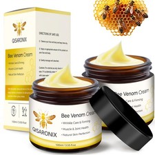 Bee Venom Cream  2Pcs Bee Venom Skin Treatment Cream for All Skin Types Soft...