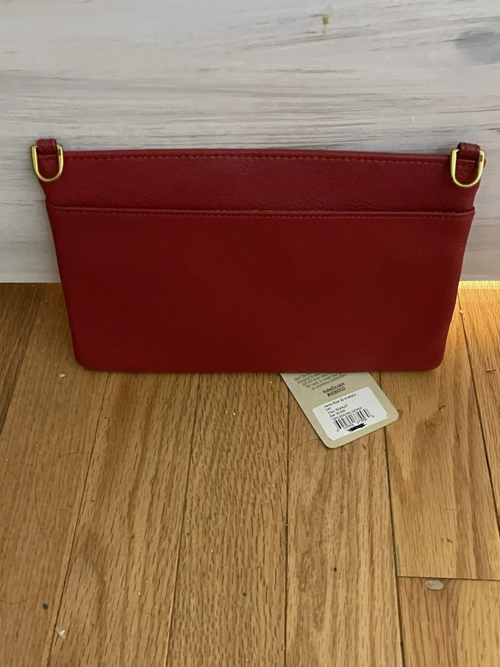 Bolso sin asas HOBO rojo vibrante NUEVO Foto 2 de 4