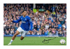 Iliman Ndiaye Signed Autograph Photo Print Football Everton FC