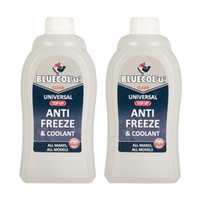 Bluecol BLU001 Universal Engine Antifreeze & Summer Coolant Kit 1L x 2 Car Fluid