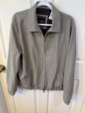 Todd Snyder Oatmeal Wool Crepe Bomber.  Sz M....