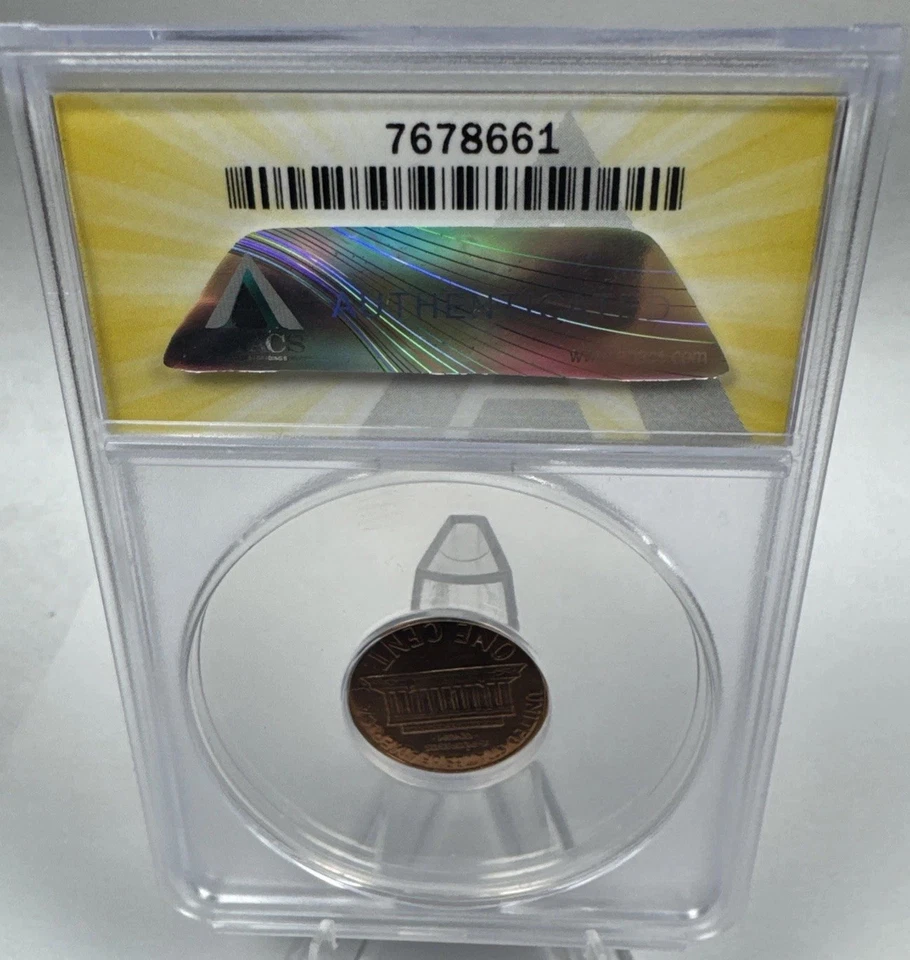 1959 Lincoln Memorial Cent Doubled Die - ANACS MS 64 RD - DDO-001, FS-101 - Image 3 of 4