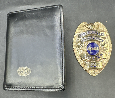 #ad 1960 70#x27;s era S. Roebuck amp; Co. Store Loss Prevention #1225 OBSOLETE pin $99.99