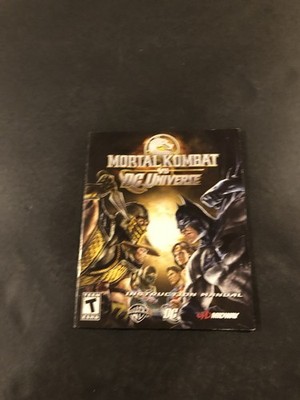 mortal kombat vs dc universe ps3 Manual Only