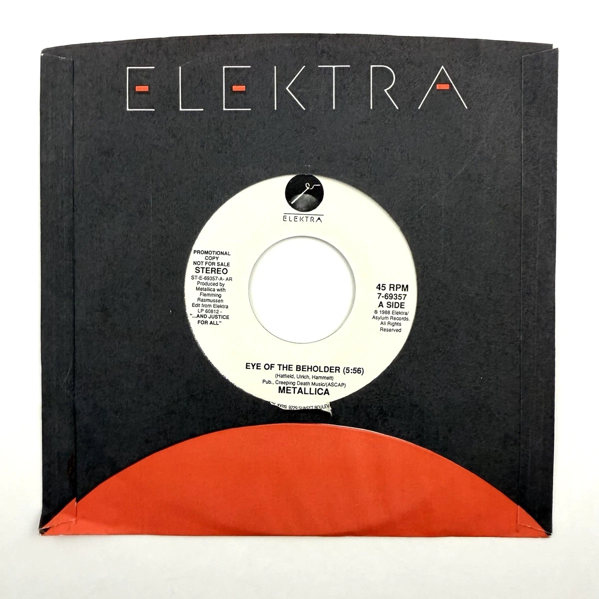 Metallica Single Vinyl Records for sale - eBay