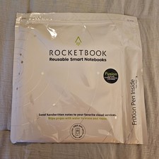 Rocketbook Fusion Reusable Smart Notebook White with Frixion Pen. NOT OPENED