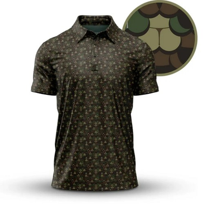 #ad Men’s Whale Tail Golf Polo Shirt – Moisture Wicking Performance Polo $38.24