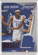 2021 Chronicles Draft Picks Threads Rookie Memorabilia Red Isaiah Jackson rf2