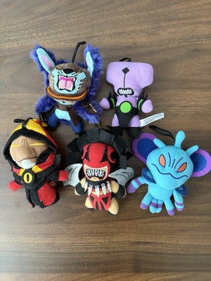 Dota 2 Micro Plush Lot (Puck, Axe, Warlock, Bloodseeker, Faceless Void)
