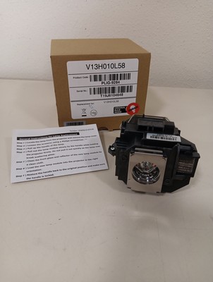 ELPLP58 V13H010L58 EB-S10 EB-S9 EB-S92 EB-W10 EB-W9 Projector Lamp w/Housing