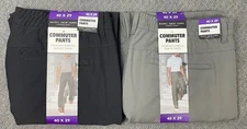 Marc New York Men's Lot of 2 Commuter Pant Black & Gray 40x29 NWT