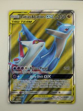 Damaged 2019 Pokemon Sun & Moon Team Up Latias & Latios GX 169/181 Ultra Rare  on eBay