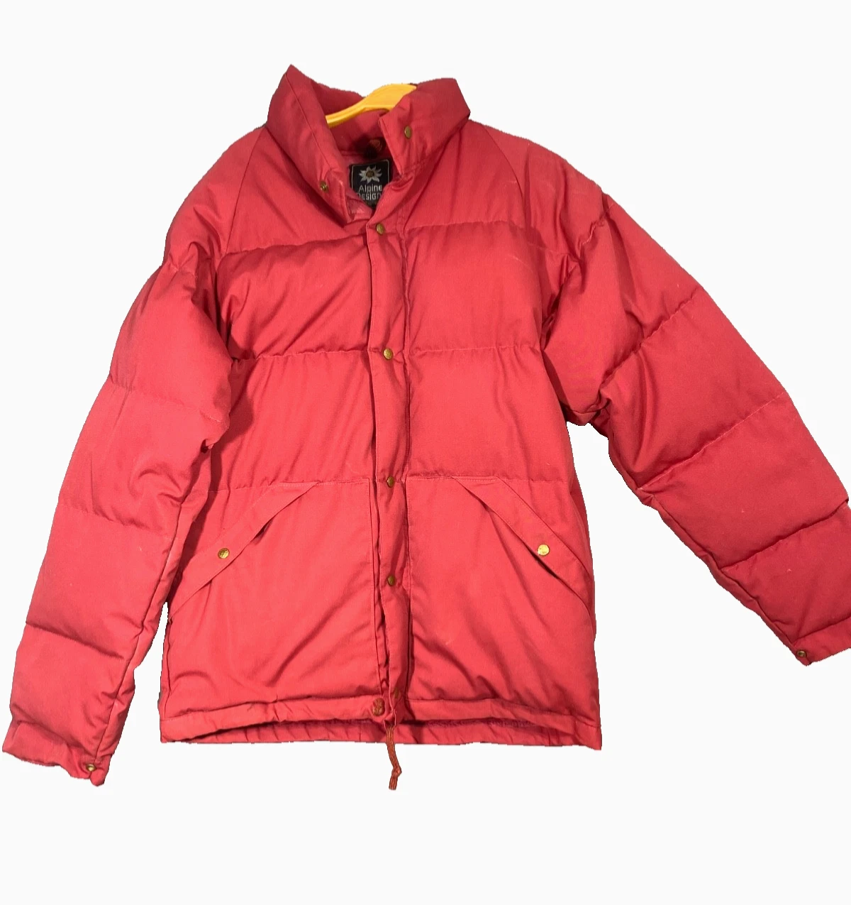 Vintage 1980s Alpine Designs Boulder CO Down Puffer Parka Coat Jacket Size M