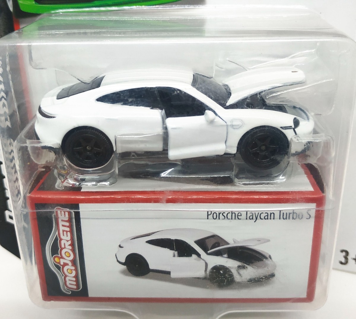 Majorette Porsche Taycan Turbo S White 1:63 (3
