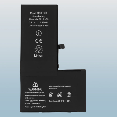 Batterie iPhone X + adhésif pour retrouver une journée complète d'autonomie