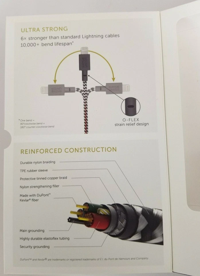 Native Union Key Cable Lightning to USB Charging Key Fob (Apple MFi Certified) - Image 3 of 4