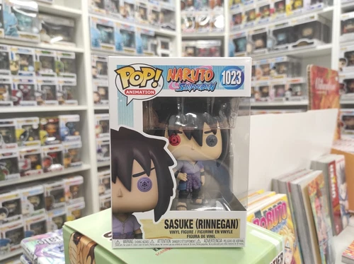 FUNKO POP SASUKE RINNEGAN 1023 - NARUTO SHIPPUDEN ORGINAL VINYL + PROTECTOR
