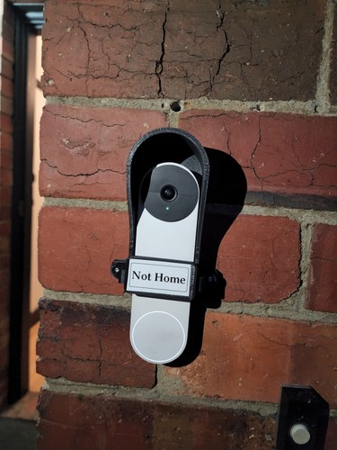 Google Nest Doorbell (Battery) protection Shroud hood casing from Rain - Picture 27 of 36