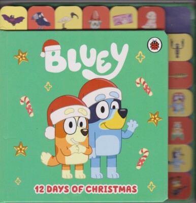 Bluey 12 Days Of Christmas Board Book - Ludo Studio - Good - Board Book