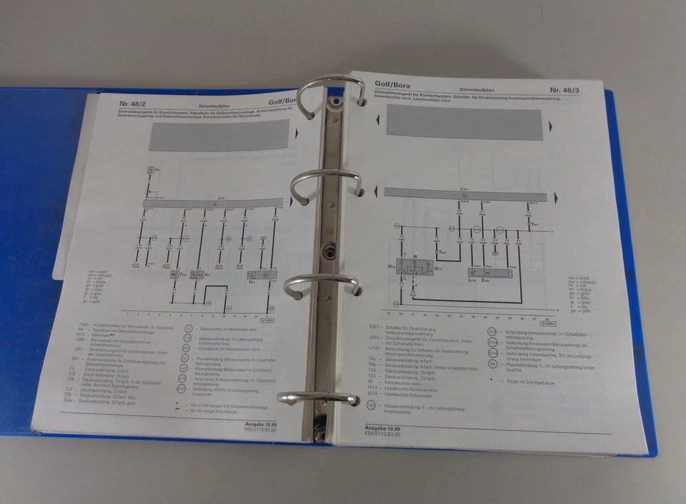 Manual de Taller Diagramas Circuitos Fehlersuche Eléctrico VW Golf IV/Bora 05/ - Imagen 3 de 3