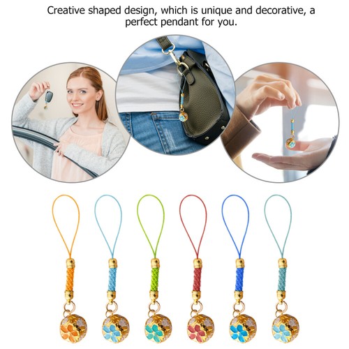 10 Pcs Mobile Phone Straps Office Girl Lanyard Pendant Bell Charms - Photo 8/12