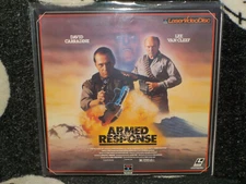Armed Response Laserdisc LD David Carradine Lee Van Cleef Free Ship $50