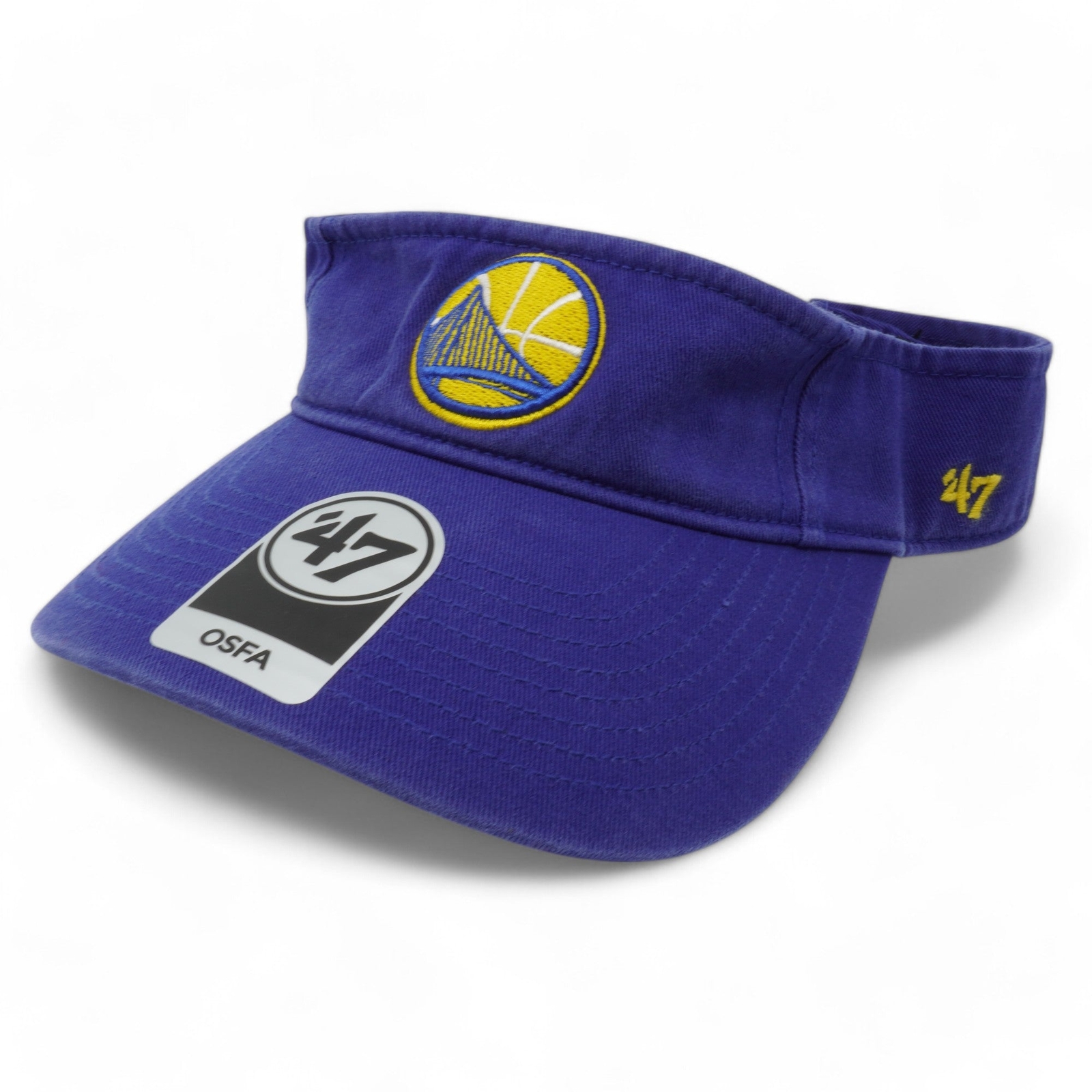 K-RGWV08GWV-RY МУЖСКОЙ КОЗЫРЕК 47-ГО БРЕНДА NBA GOLDEN STATE WARRIORS С ЗАСТЕЖКОЙ-ЛИПУЧКОЙ 4990₽