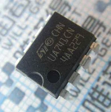 10PCS UA741CN DIP-8 UA741 LM741 ST OPERATIONAL AMPLIFIERS IC