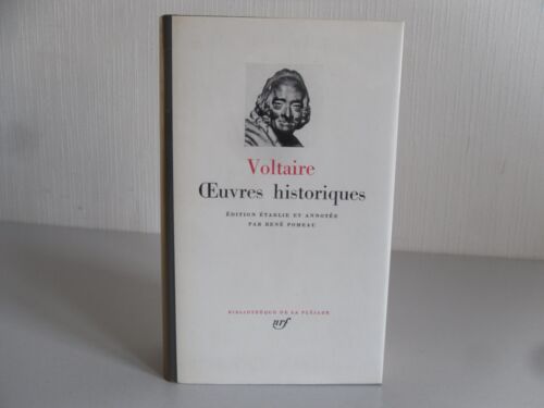 Voltaire Oeuvres historiques La Pléiade 1978 bon état - Photo 1/13