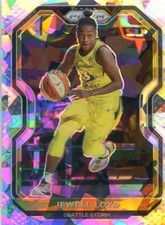 2021 Panini Prizm WNBA JEWELL LOYD #2 CRACKED ICE PRIZM SP STORM
