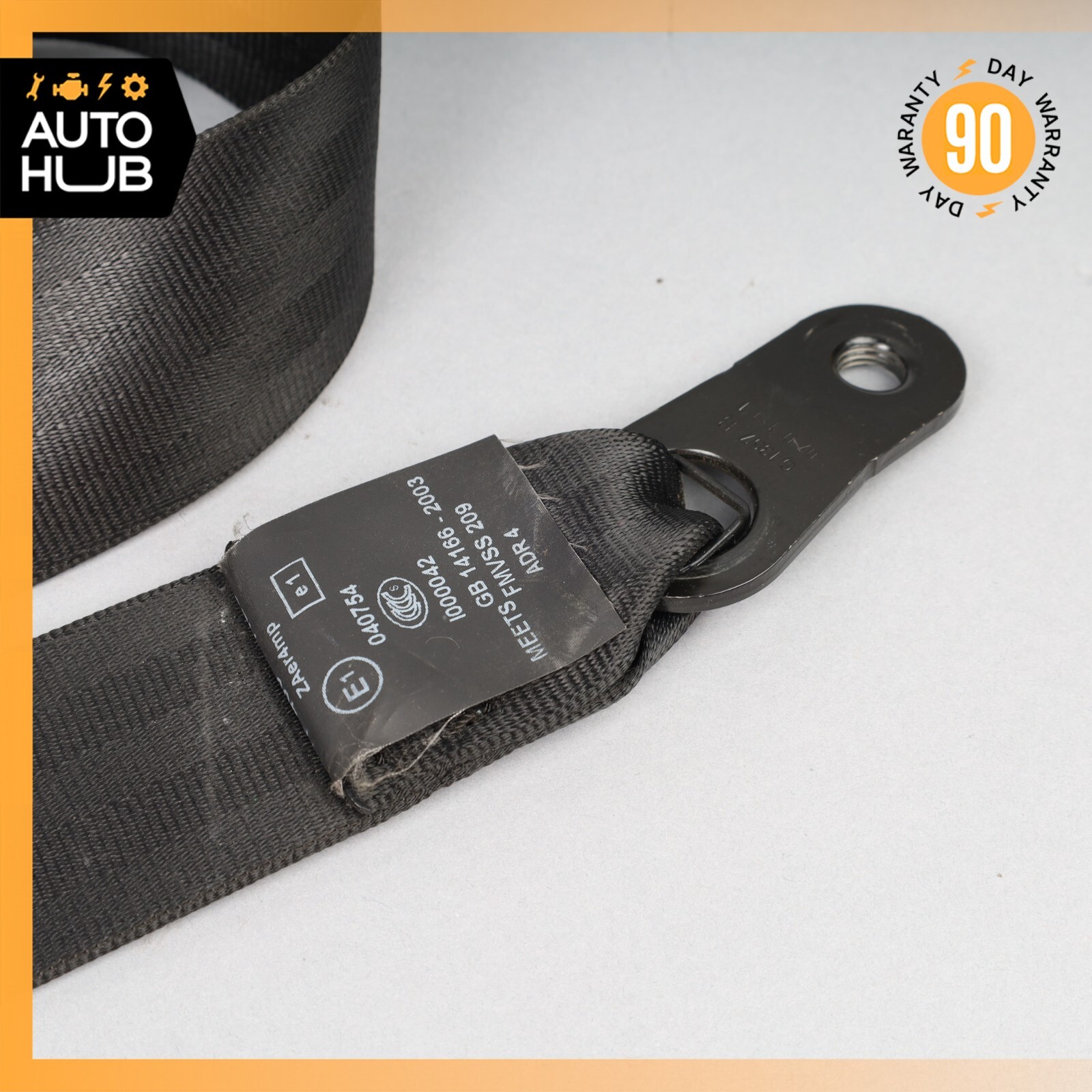 06-13 Bentley Continental Flying Spur Front Right Side Seat Belt Black OEM