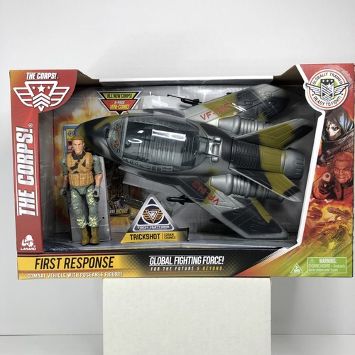 The Corps Trickshot Logan Chance Combat Jet and Figure First Response Series