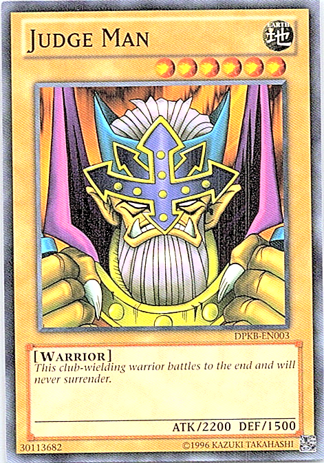Judge Man DPKB-EN003 Yu-Gi-Oh! Card Unlimited Light Play