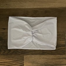 Ruffled Spandex Chair Band 10 Pack White NWT LBB76