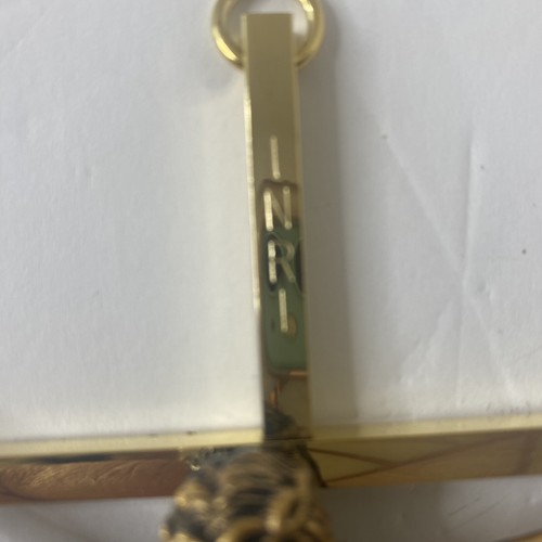 2 latón crucifijo INRI con tono dorado cruz de Jesús 10""x5"" religioso colgante de pared - Imagen 8 de 10