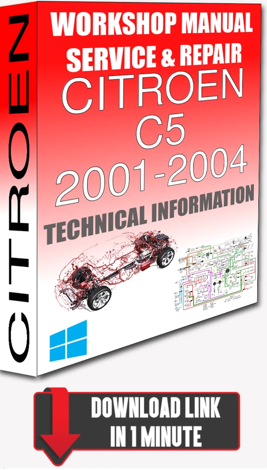 Manuale Officina Assistenza e Riparazione CITROEN C5 2001-2004 +CABLAGGIO | DA SCARICARE