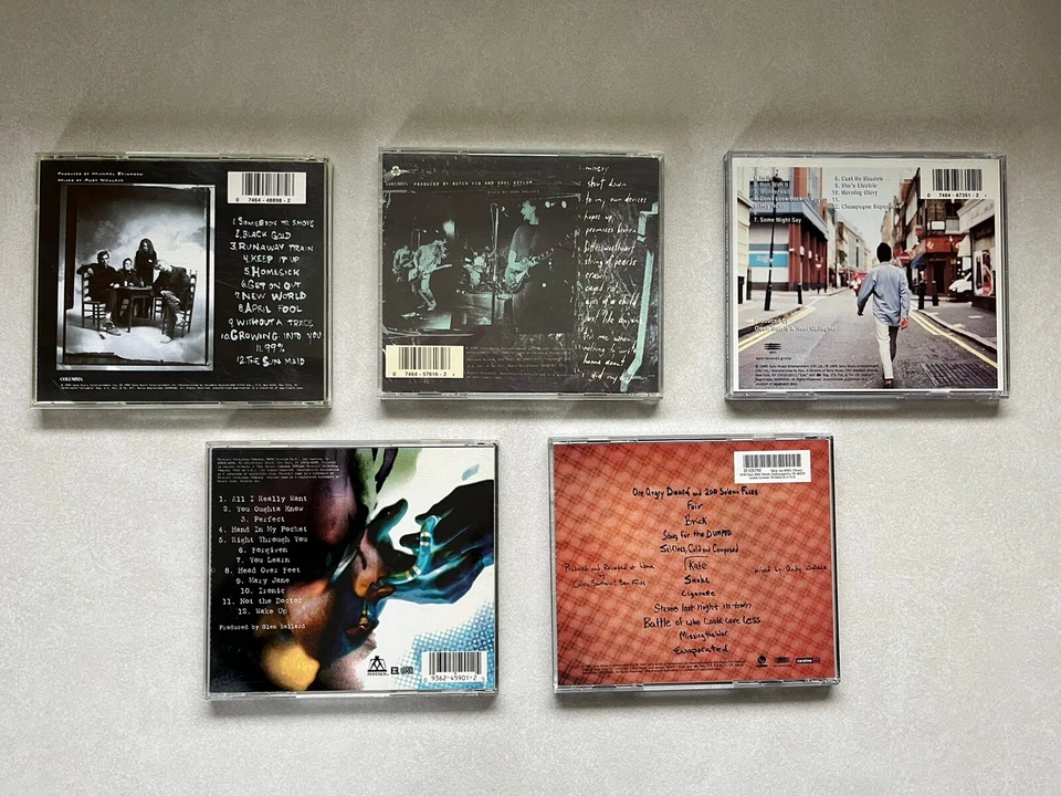 5 CD Alternative Rock Lot Oasis Soul Asylum Ben Folds Five Alanis Morisette Art Foto 2 de 3