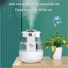 Cool Mist Ultrasonic Humidifier Quiet Filterless Auto Shut Off 1.5L white