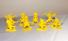 Tim Mee Toy Fort West Indian Action Figure Vintage Lot of 8
