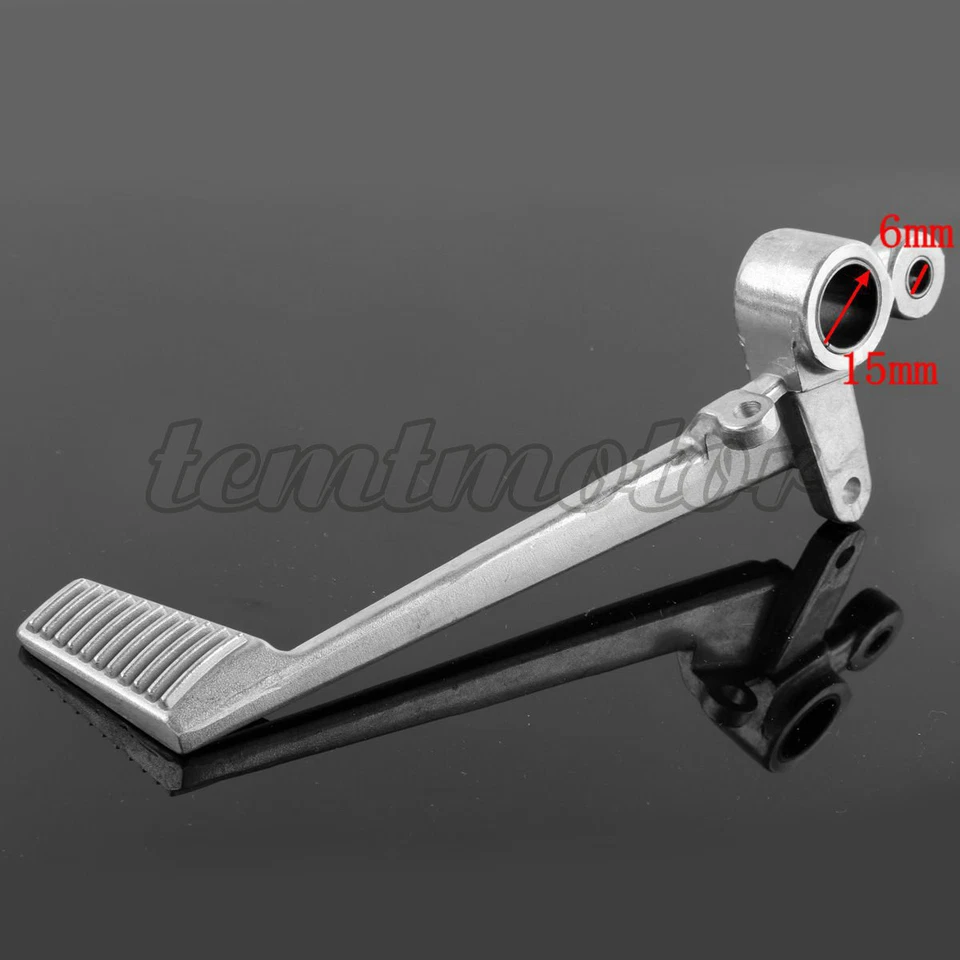 Palanca de pedal de freno trasero plateada apta para Honda CBR1000RR 2004-2007 Foto 4 de 4