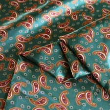 Scarf Scarves Neckerchief Oblong Wild Rag Western Bandana silky green 15x40"