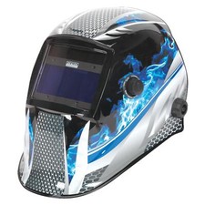Sealey Welding Helmet Auto Darkening Shade 9-13 Improved Visibility