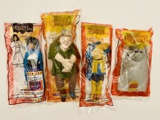 1996 Disney Hunchback Of Notre Dame Esmeralda Quasimodo Hugo 4Pc Doll Set SEALED