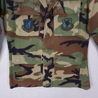 Air Force Military Button Up Jacket Wing Combat Coat S Long Camouflage Pockets — photo 3