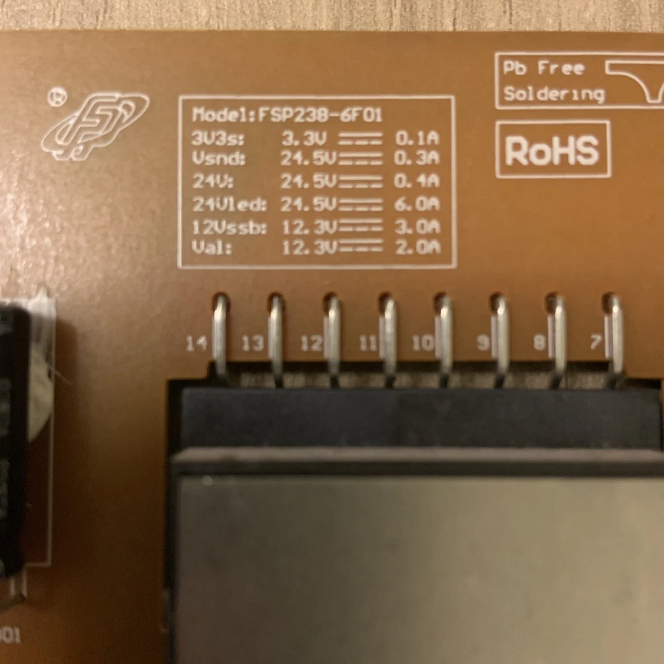 FSP238-6F01 carte d’alimentation philips 🚛 Envoi Rapide 🚛 - Photo 2/4